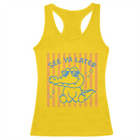 See You Later Alligator Racerback Tank Top Funny Last Day End of Year Teacher Summer Gift