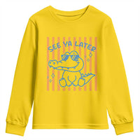 See You Later Alligator Youth Sweatshirt Funny Last Day End of Year Teacher Summer Gift