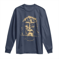Shroud Of Turin Jesus Long Sleeve Shirt Jesus Christ Face Religious Catholic Christian Faith