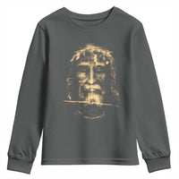 Shroud Of Turin Jesus Youth Sweatshirt Jesus Christ Face Religious Catholic Christian Faith