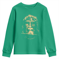 Shroud Of Turin Jesus Youth Sweatshirt Jesus Christ Face Religious Catholic Christian Faith