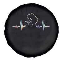 Fun Hand Boop Nose Bigfoot Cat Spare Tire Cover Heartbeat Sasquatch Cat Lover Animal Silhouette