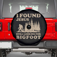 Retro I Found Jesus Still Looking Bigfoot Spare Tire Cover Vintage Sasquatch Believer Funny Christian Humor