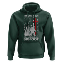 Retro I Found Jesus Still Looking For Bigfoot Hoodie Camouflage US American Flag Camo