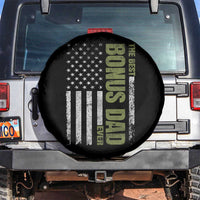 Bonus Dad Spare Tire Cover American Flag Best Bonus Dad Ever Fathers Day