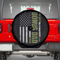 Bonus Dad Spare Tire Cover American Flag Best Bonus Dad Ever Fathers Day