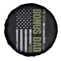 Bonus Dad Spare Tire Cover American Flag Best Bonus Dad Ever Fathers Day