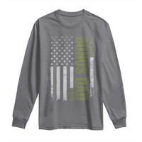 Bonus Dad Long Sleeve Shirt American Flag Best Bonus Dad Ever Fathers Day