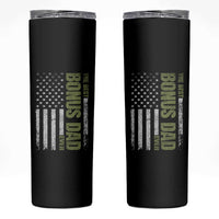 Bonus Dad Skinny Tumbler American Flag Best Bonus Dad Ever Fathers Day