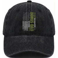 Bonus Dad Washed Cotton Baseball Cap American Flag Best Bonus Dad Ever Fathers Day