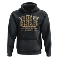 40th Birthday Gift For Men Hoodie Retro Camo 1986 Weird Being The Same Age As Old People