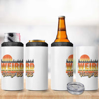 Funny 40th Birthday 4 in 1 Can Cooler Tumbler Retro 1986 Weird Being The Same Age As Old People