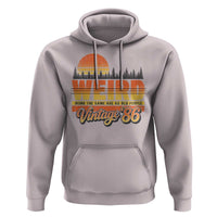 Funny 40th Birthday Hoodie Retro 1986 Weird Being The Same Age As Old People