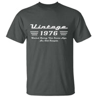 Vintage 50th Birthday T Shirt 50yr 1976 Weird Being The Same Age As Old People