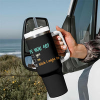 40th Birthday Tumbler With Handle Funny Is You 40 Gift Idea 40 Year Old