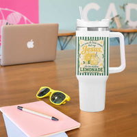 Jesus Lemonade Tumbler With Handle Funny Christian Life Gave Me Lemons But My Jesus Makes Lemonade