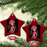Funny Disgusting Doll Face Meme Ceramic Ornament Expression Hilarious Sarcastic
