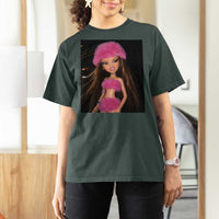 Funny Disgusting Doll Face Meme T Shirt For Women Expression Hilarious Sarcastic