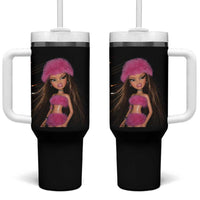 Funny Disgusting Doll Face Meme Tumbler With Handle Expression Hilarious Sarcastic