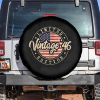 Vintage 1946 Stamp Spare Tire Cover Funny 80th Birthday USA Flag 80 Year Old Bday