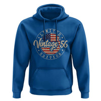 Vintage 1956 Stamp Hoodie Funny 70th Birthday USA Flag 70 Year Old Bday