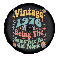 Funny 50th Birthday Spare Tire Cover Retro Groovy 1976 Weird Being The Same Age As Old People