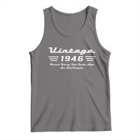 Vintage 80th Birthday Tank Top 80yr 1946 Weird Being The Same Age As Old People