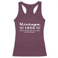 Vintage 70th Birthday Racerback Tank Top 70yr 1956 Weird Being The Same Age As Old People