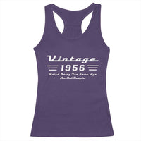 Vintage 70th Birthday Racerback Tank Top 70yr 1956 Weird Being The Same Age As Old People
