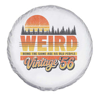 Funny 70th Birthday Spare Tire Cover Retro 1956 Weird Being The Same Age As Old People