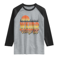 Funny 60th Birthday Raglan Shirt Retro 1966 Weird Being The Same Age As Old People