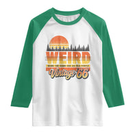 Funny 60th Birthday Raglan Shirt Retro 1966 Weird Being The Same Age As Old People