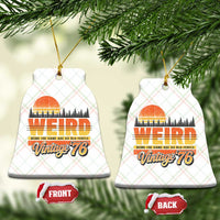 Funny 50th Birthday Ceramic Ornament Retro 1976 Weird Being The Same Age As Old People