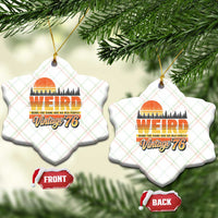 Funny 50th Birthday Ceramic Ornament Retro 1976 Weird Being The Same Age As Old People
