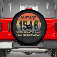 80th Birthday Spare Tire Cover Retro 1946 Weird Being The Same Age As Old People
