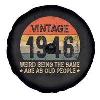 80th Birthday Spare Tire Cover Retro 1946 Weird Being The Same Age As Old People