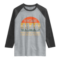 80th Birthday Raglan Shirt Retro 1946 Weird Being The Same Age As Old People