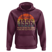 70th Birthday Hoodie Retro 1956 Weird Being The Same Age As Old People