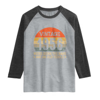 70th Birthday Raglan Shirt Retro 1956 Weird Being The Same Age As Old People