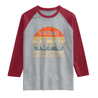 50th Birthday Raglan Shirt Retro 1976 Weird Being The Same Age As Old People