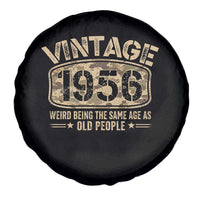 70th Birthday Gift For Men Spare Tire Cover Retro Camo 1956 Weird Being The Same Age As Old People