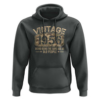 70th Birthday Gift For Men Hoodie Retro Camo 1956 Weird Being The Same Age As Old People