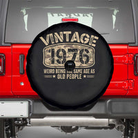 50th Birthday Gift For Men Spare Tire Cover Retro Camo 1976 Weird Being The Same Age As Old People