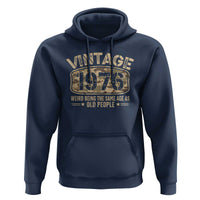 50th Birthday Gift For Men Hoodie Retro Camo 1976 Weird Being The Same Age As Old People