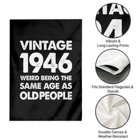 Funny 80th Birthday Garden Flag Turning 80 Year Old Gifts Weird Being The Same Age As Old People