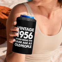 Funny 70th Birthday 4 in 1 Can Cooler Tumbler Turning 70 Year Old Gifts Weird Being The Same Age As Old People