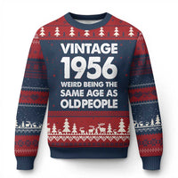 Funny 70th Birthday Ugly Christmas Sweater Turning 70 Year Old Gifts Weird Being The Same Age As Old People