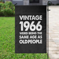 Funny 60th Birthday Garden Flag Turning 60 Year Old Gifts Weird Being The Same Age As Old People