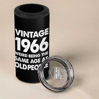 Funny 60th Birthday 4 in 1 Can Cooler Tumbler Turning 60 Year Old Gifts Weird Being The Same Age As Old People