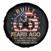 Funny 65th Birthday Spare Tire Cover Vintage US Flag Built 65 Years Ago Parts Original